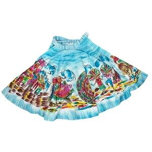 Vintage Kent Circle Skirt Womans S Folklore Faldas Mexican Dance Hand Painted